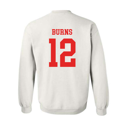 Texas Tech - NCAA Softball : Jasmyn Burns - NCAA® Replica Shersey Crewneck Sweatshirt-1