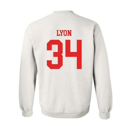 Texas Tech - NCAA Softball : Kaylee Lyon - Replica Shersey Crewneck Sweatshirt-1