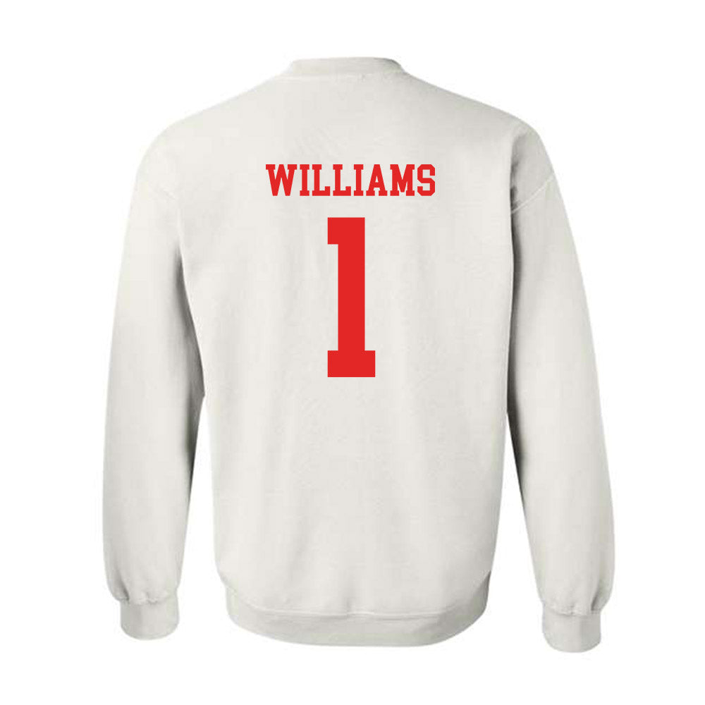 Texas Tech - NCAA Softball : Mia Williams - NCAA® Replica Shersey Crewneck Sweatshirt-1