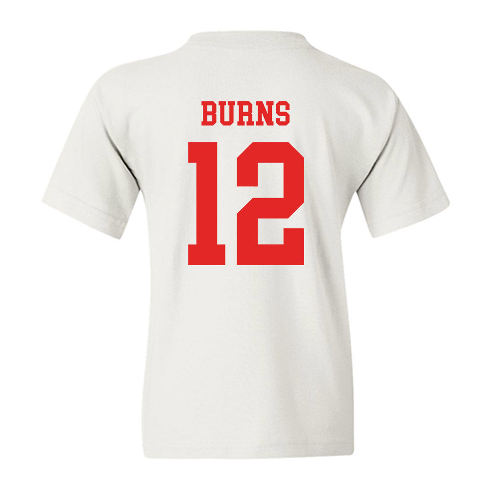 Texas Tech - NCAA Softball : Jasmyn Burns - NCAA® Replica Shersey Youth T-Shirt-1
