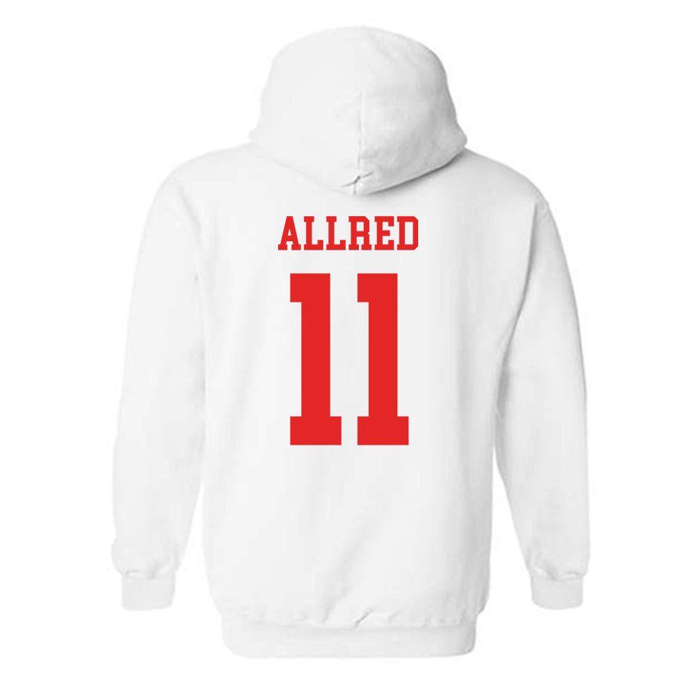 Texas Tech - NCAA Softball : Lauren Allred - Replica Shersey Hooded Sweatshirt-1