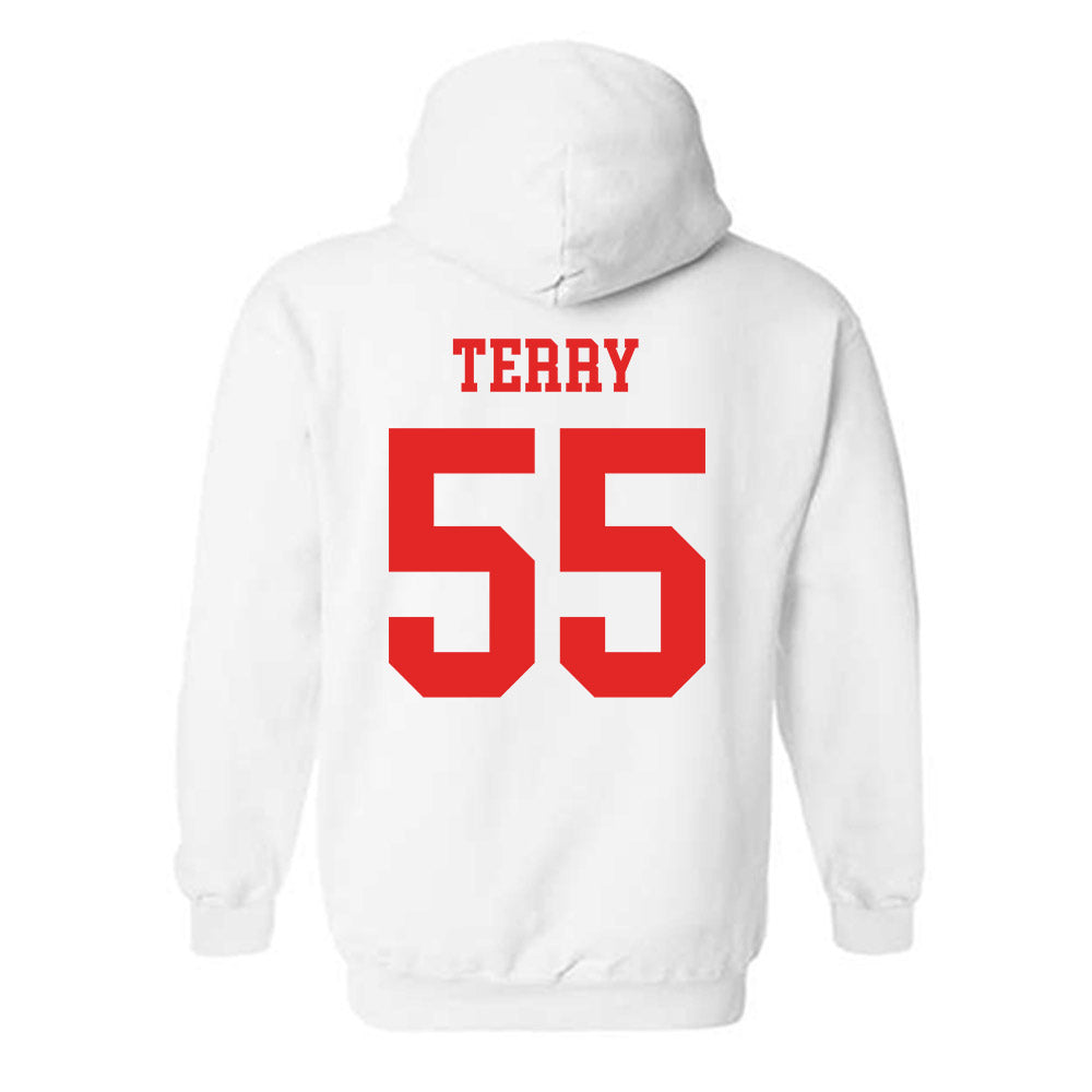 Texas Tech - NCAA Softball : Kaitlyn Terry - NCAA® Replica Shersey Hooded Sweatshirt-1