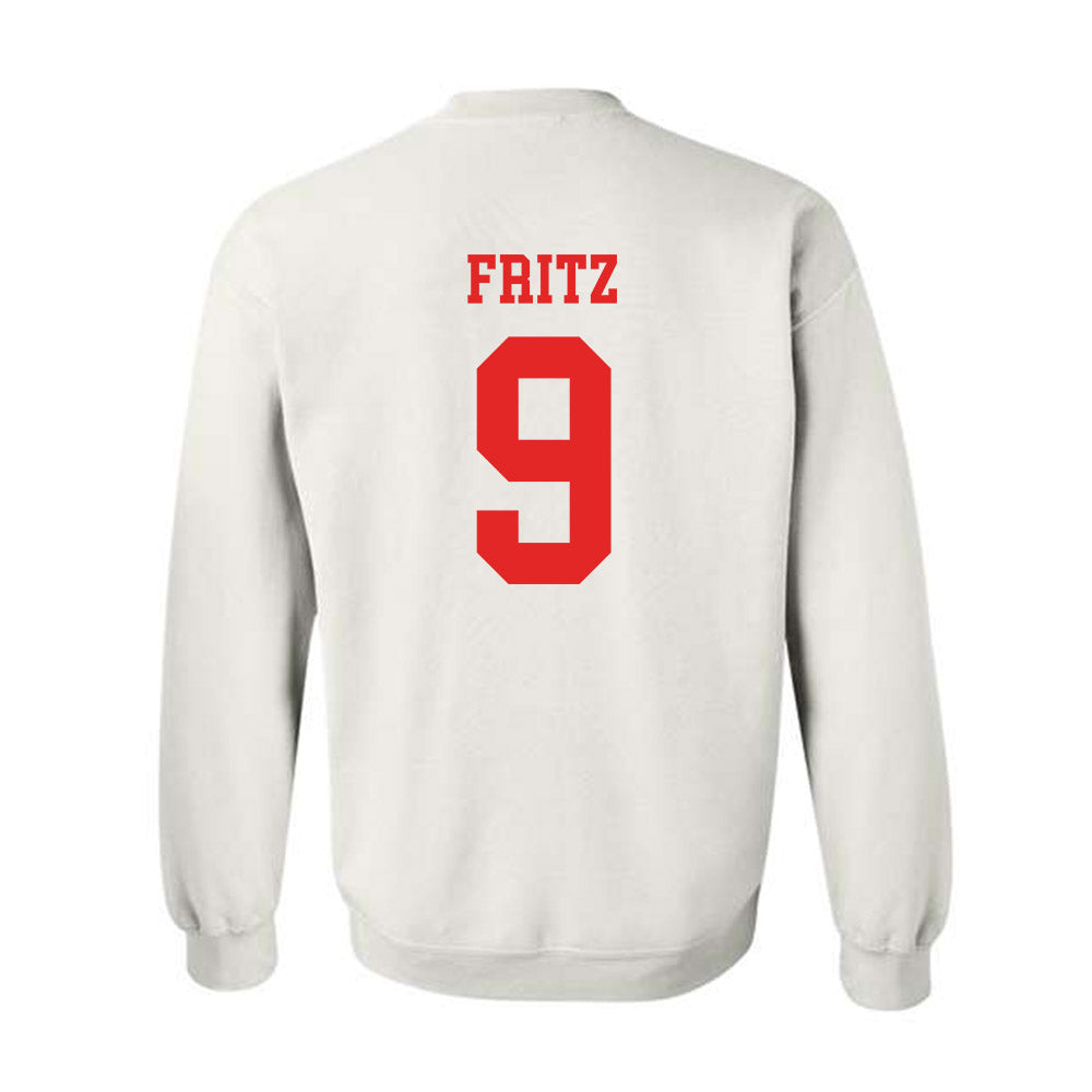 Texas Tech - NCAA Softball : Kendall Fritz - Replica Shersey Crewneck Sweatshirt-1