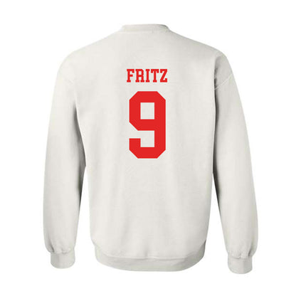 Texas Tech - NCAA Softball : Kendall Fritz - Replica Shersey Crewneck Sweatshirt-1