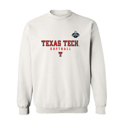 Texas Tech - NCAA Softball : Victoria Valdez - Replica Shersey Crewneck Sweatshirt-0