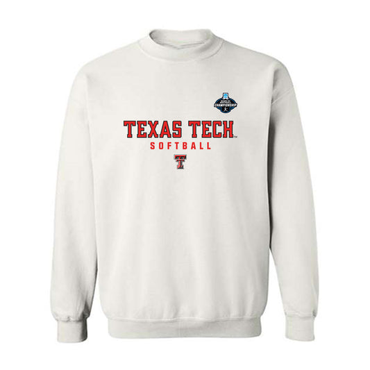 Texas Tech - NCAA Softball : Allyson Dobbs - NCAA® Replica Shersey Crewneck Sweatshirt-0