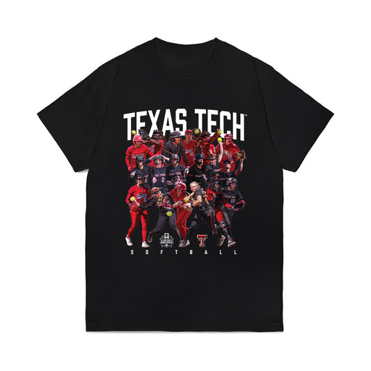 Texas Tech - NCAA Softball : - Team Collage Comfort Colors T-Shirt-0