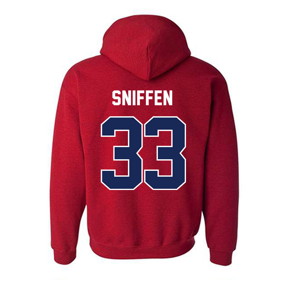 Arizona - NCAA Softball : Jenna Sniffen - NCAA® Replica Shersey Hooded Sweatshirt-1