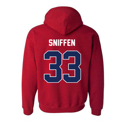 Arizona - NCAA Softball : Jenna Sniffen - NCAA® Replica Shersey Hooded Sweatshirt-1