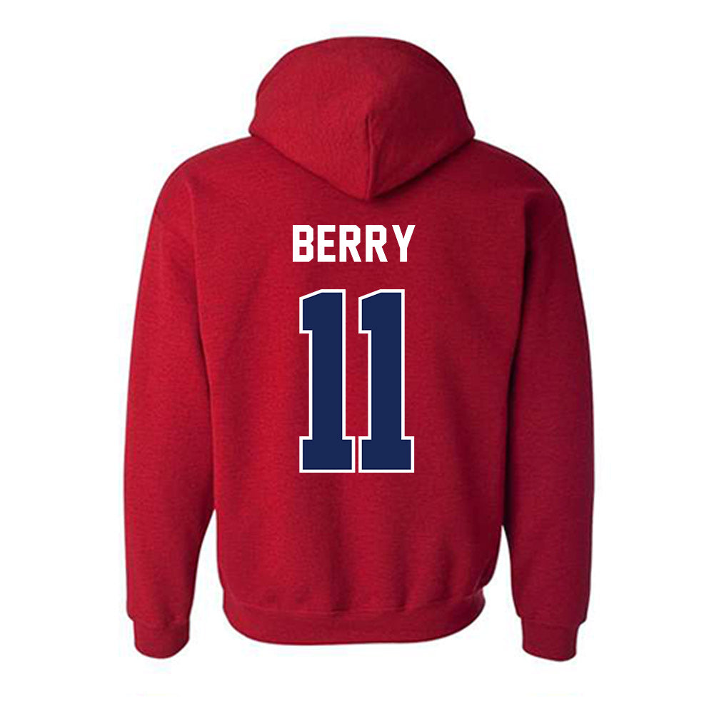 Arizona - NCAA Softball : Jenae Berry - NCAA® Replica Shersey Hooded Sweatshirt-1