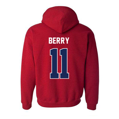 Arizona - NCAA Softball : Jenae Berry - NCAA® Replica Shersey Hooded Sweatshirt-1