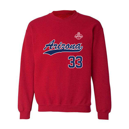 Arizona - NCAA Softball : Jenna Sniffen - NCAA® Replica Shersey Crewneck Sweatshirt-0