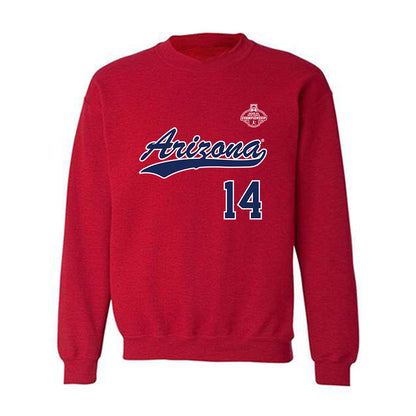 Arizona - NCAA Softball : Rylie Holder - NCAA® Replica Shersey Crewneck Sweatshirt-0