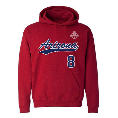 Arizona - NCAA Softball : Grace Jenkins - NCAA® Replica Shersey Hooded Sweatshirt-0