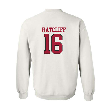 Arkansas - NCAA Softball : Carlee Ratcliff - Replica Shersey Crewneck Sweatshirt-1