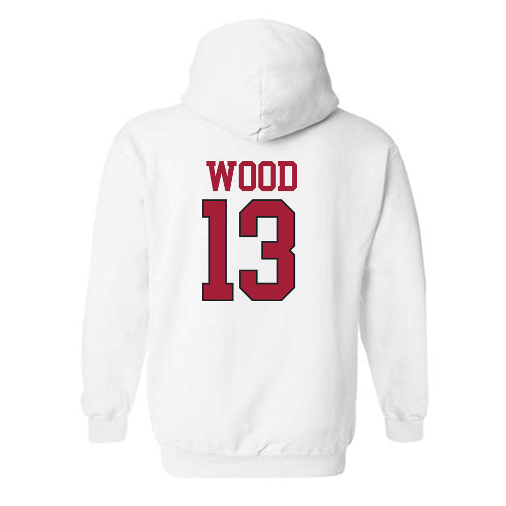 Arkansas - NCAA Softball : Kasey Wood - Replica Shersey Hooded Sweatshirt-1