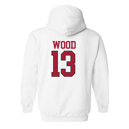 Arkansas - NCAA Softball : Kasey Wood - Replica Shersey Hooded Sweatshirt-1