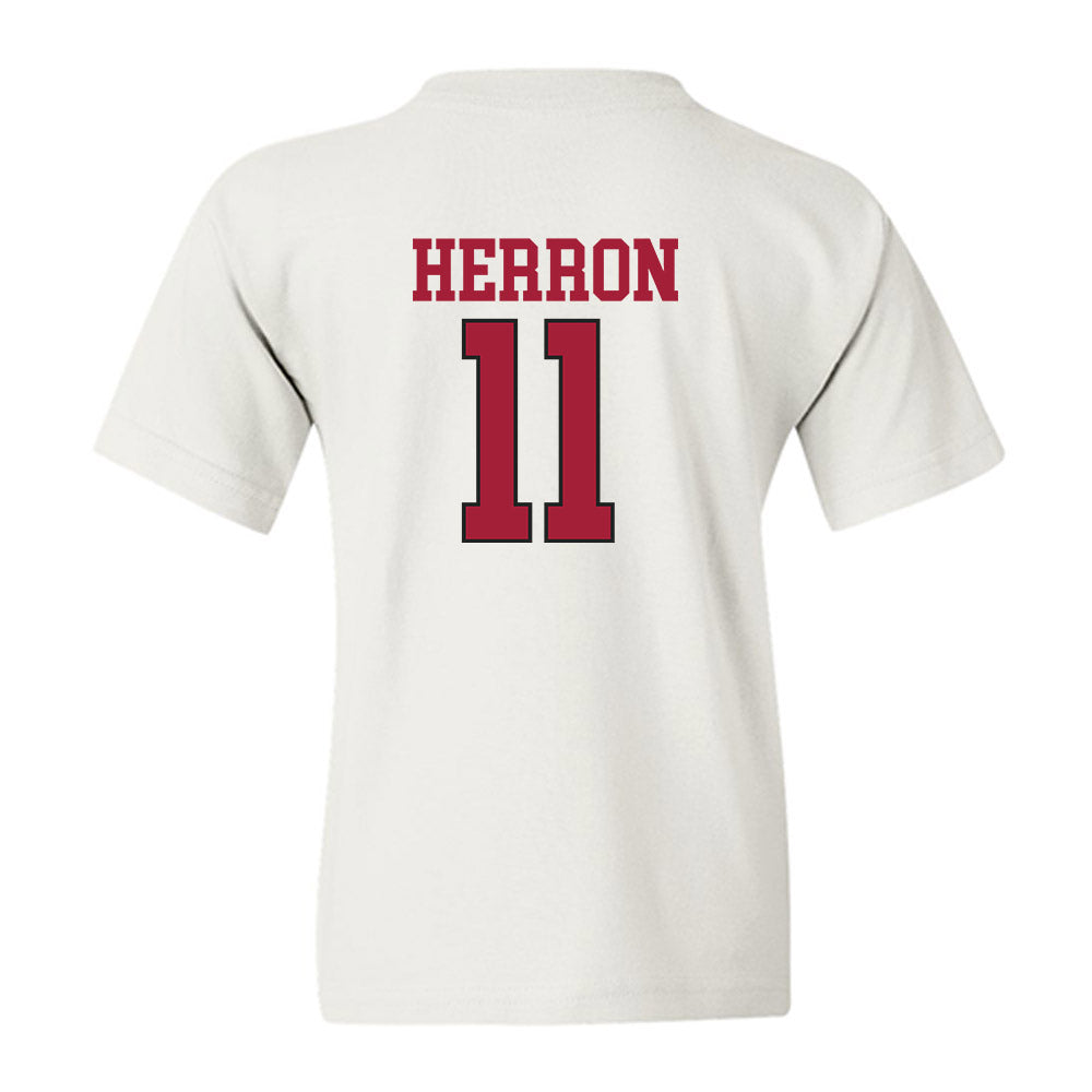 Arkansas - NCAA Softball : Robyn Herron - Replica Shersey Youth T-Shirt-1