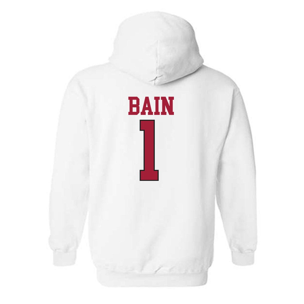 Arkansas - NCAA Softball : Brinli Bain - NCAA® Replica Shersey Hooded Sweatshirt-1
