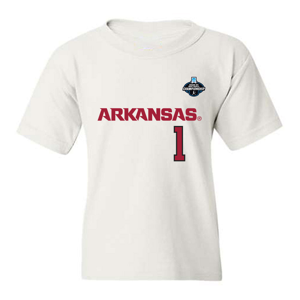 Arkansas - NCAA Softball : Brinli Bain - NCAA® Replica Shersey Youth T-Shirt-0