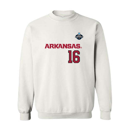 Arkansas - NCAA Softball : Ramsey Walker - Replica Shersey Crewneck Sweatshirt-0