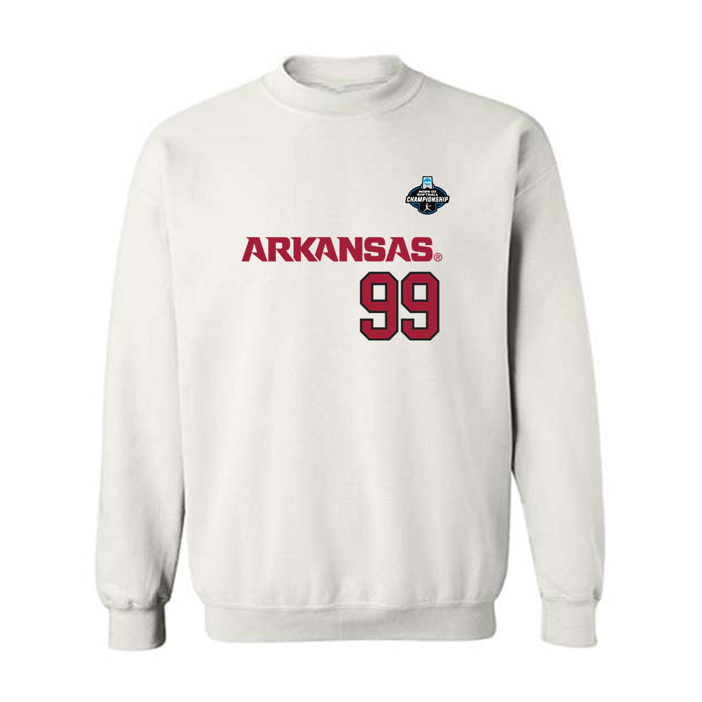 Arkansas - NCAA Softball : Lexi King - Replica Shersey Crewneck Sweatshirt-0