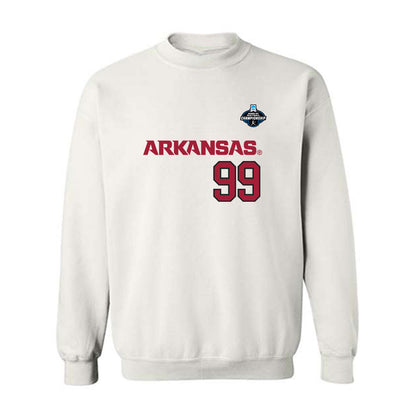 Arkansas - NCAA Softball : Lexi King - Replica Shersey Crewneck Sweatshirt-0