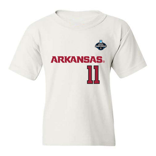 Arkansas - NCAA Softball : Robyn Herron - Replica Shersey Youth T-Shirt-0