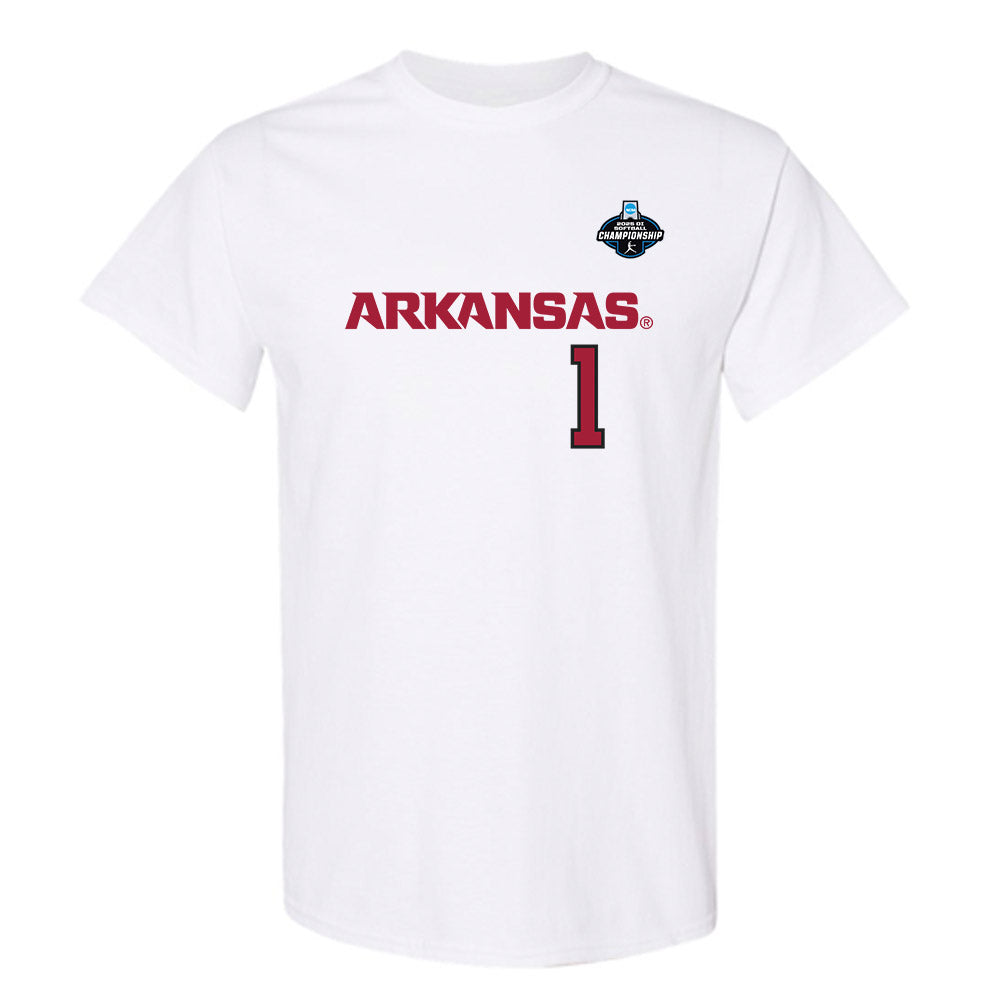 Arkansas - NCAA Softball : Brinli Bain - NCAA® Replica Shersey T-Shirt-0