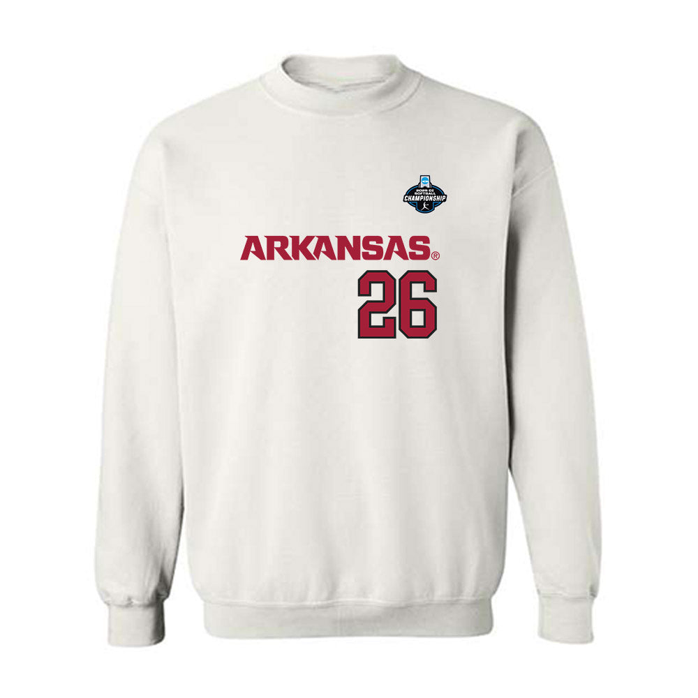 Arkansas - NCAA Softball : Atalyia Rijo - Replica Shersey Crewneck Sweatshirt-0