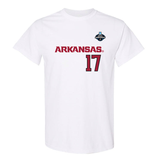 Arkansas - NCAA Softball : Kennedy Miller - Replica Shersey T-Shirt-0
