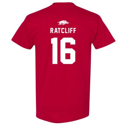 Arkansas - NCAA Softball : Carlee Ratcliff - Replica Shersey T-Shirt-1