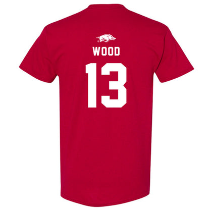 Arkansas - NCAA Softball : Kasey Wood - Replica Shersey T-Shirt-1