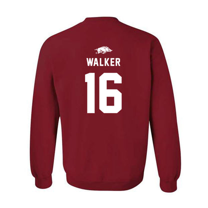 Arkansas - NCAA Softball : Ramsey Walker - Replica Shersey Crewneck Sweatshirt-1