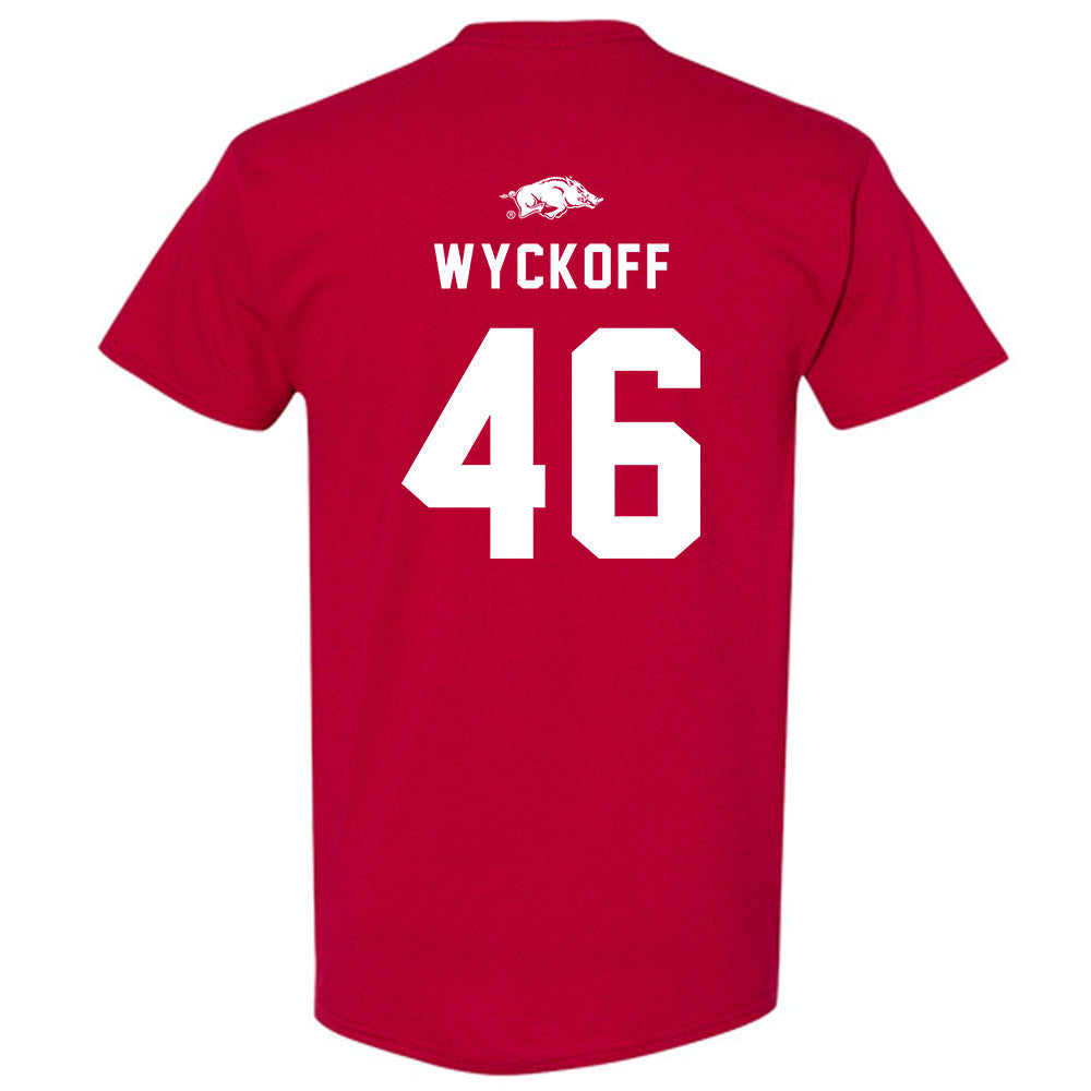 Arkansas - NCAA Softball : Kailey Wyckoff - Replica Shersey T-Shirt-1