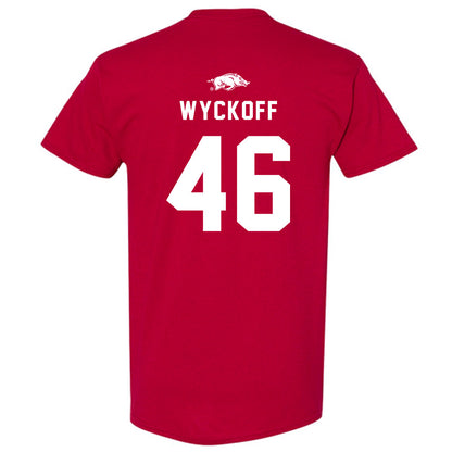 Arkansas - NCAA Softball : Kailey Wyckoff - Replica Shersey T-Shirt-1
