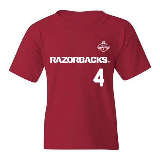 Arkansas - NCAA Softball : Reis Beuerlein - Replica Shersey Youth T-Shirt-0