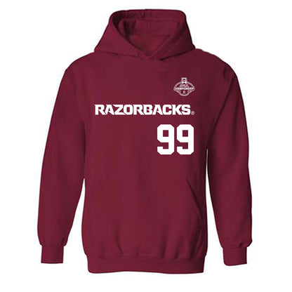 Arkansas - NCAA Softball : Lexi King - Replica Shersey Hooded Sweatshirt-0