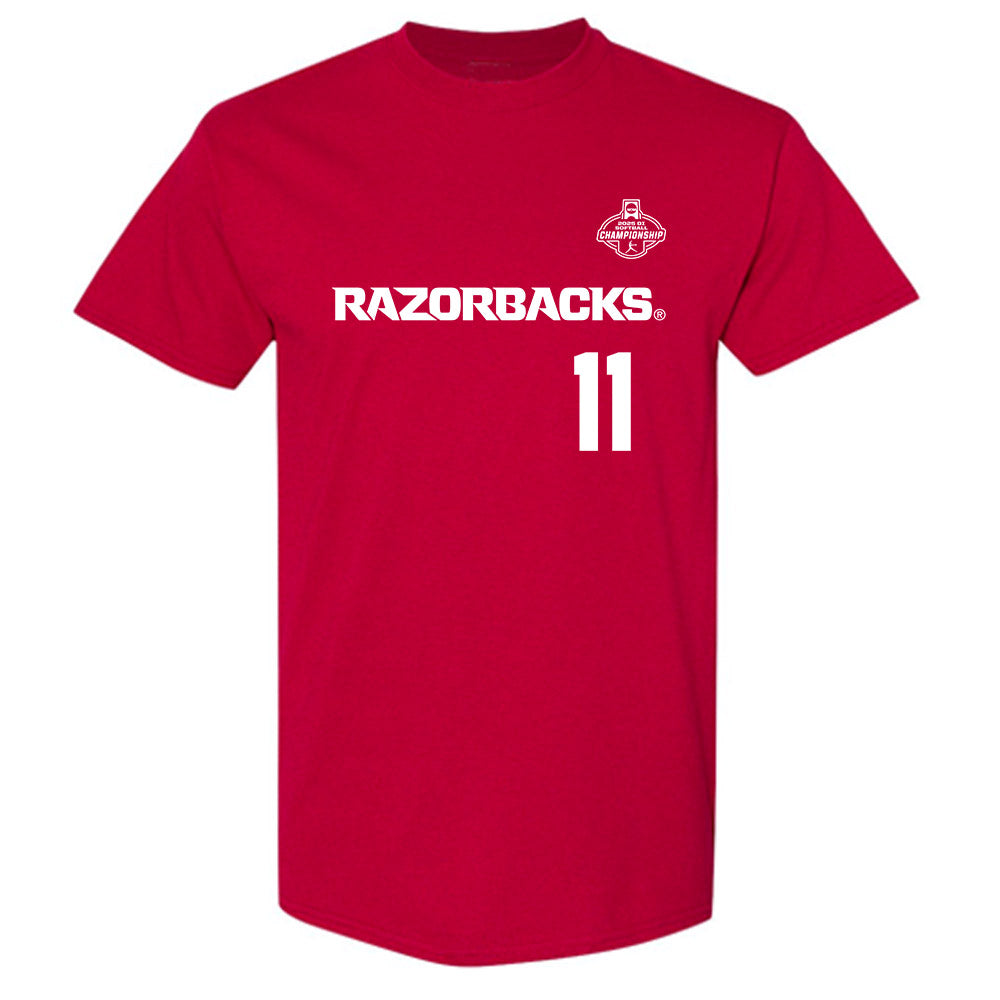Arkansas - NCAA Softball : Robyn Herron - Replica Shersey T-Shirt-0