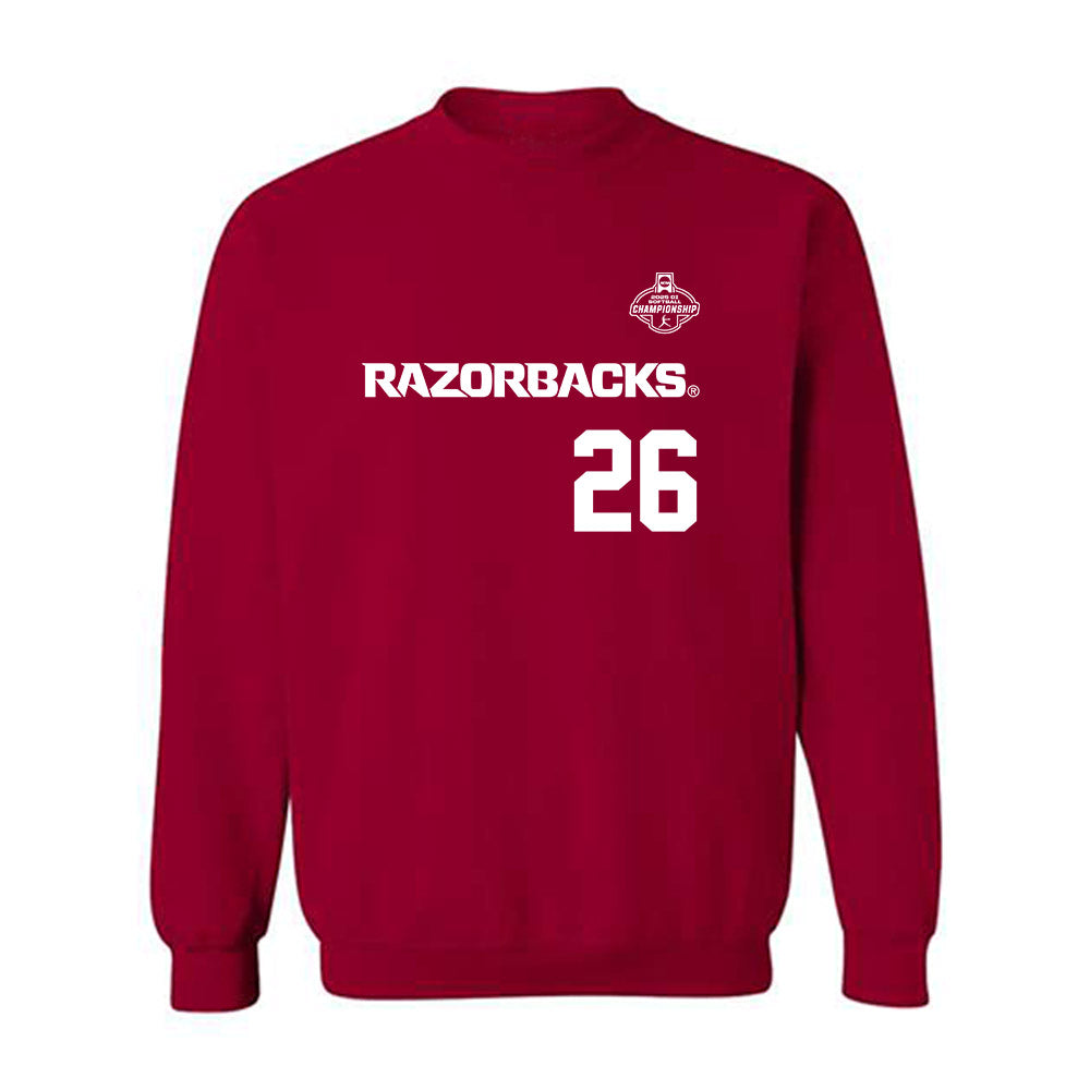 Arkansas - NCAA Softball : Atalyia Rijo - Replica Shersey Crewneck Sweatshirt-0