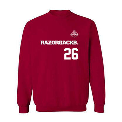 Arkansas - NCAA Softball : Atalyia Rijo - Replica Shersey Crewneck Sweatshirt-0