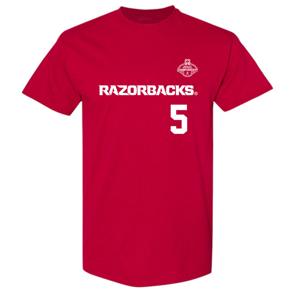 Arkansas - NCAA Softball : Ashtyn Reichardt - Replica Shersey T-Shirt-0