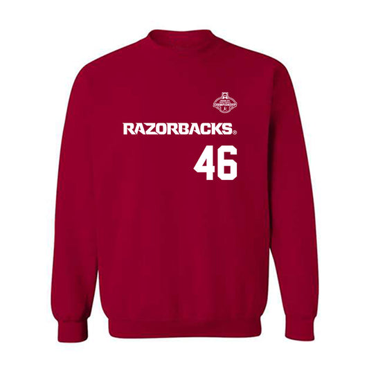 Arkansas - NCAA Softball : Kailey Wyckoff - Replica Shersey Crewneck Sweatshirt-0
