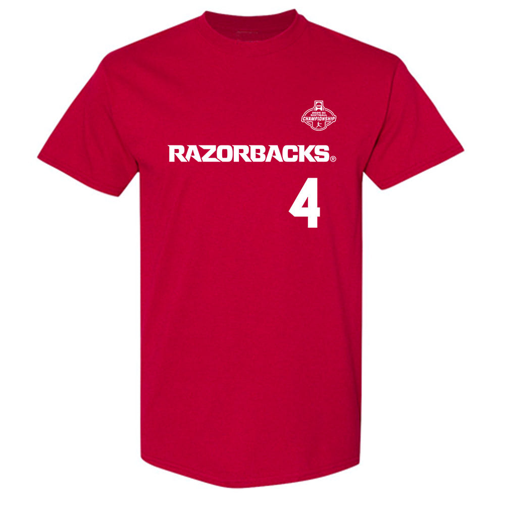 Arkansas - NCAA Softball : Reis Beuerlein - Replica Shersey T-Shirt-0