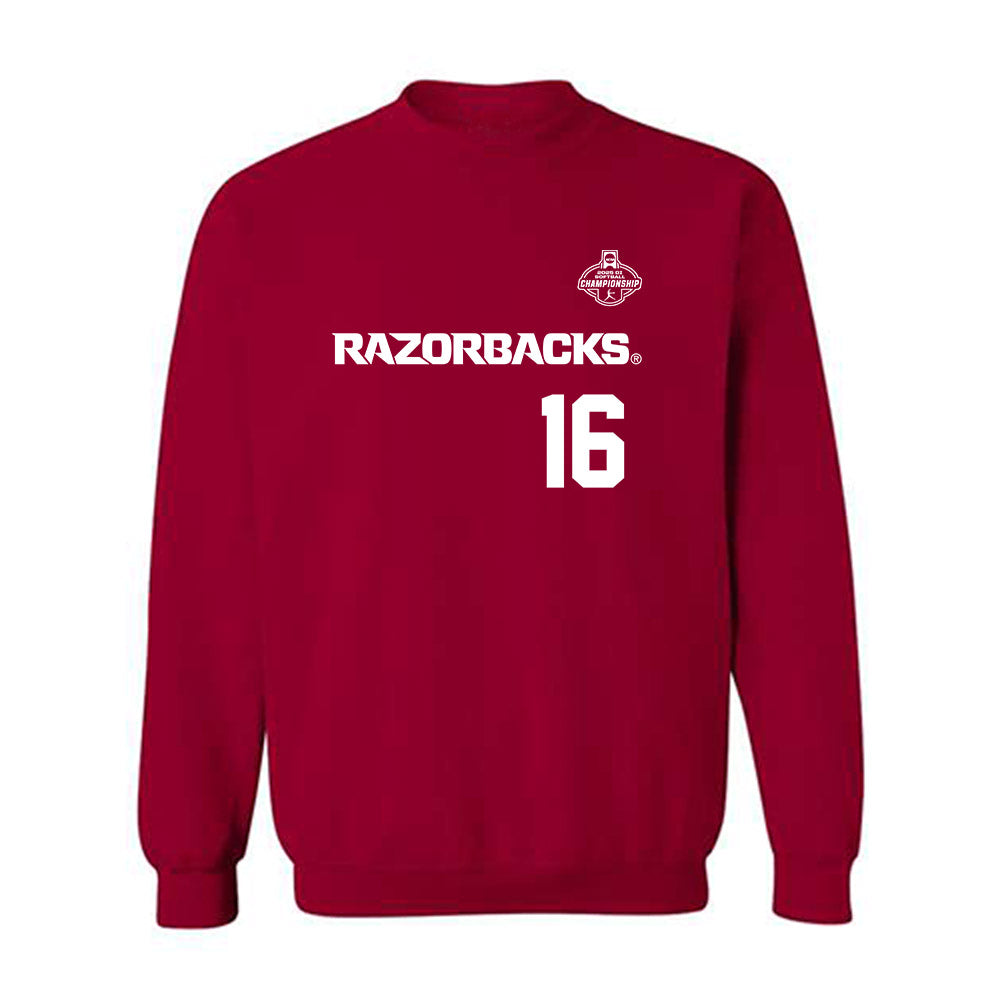 Arkansas - NCAA Softball : Ramsey Walker - Replica Shersey Crewneck Sweatshirt-0