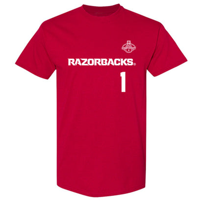 Arkansas - NCAA Softball : Brinli Bain - NCAA® Replica Shersey T-Shirt-0