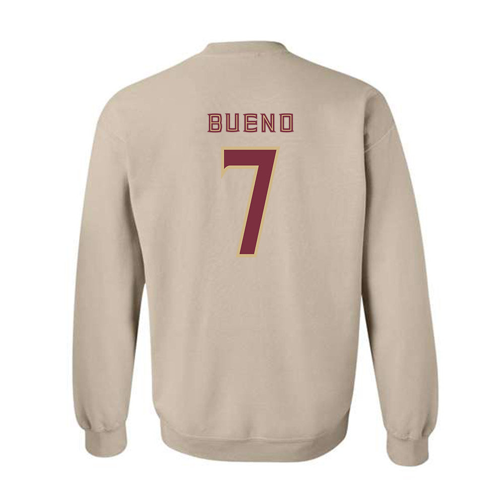 FSU - NCAA Softball : Angelee Bueno - Replica Shersey Crewneck Sweatshirt-1