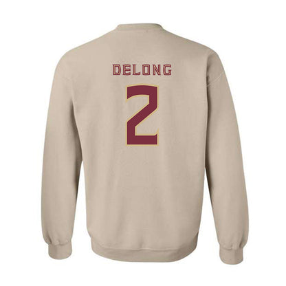 FSU - NCAA Softball : Addie DeLong - Replica Shersey Crewneck Sweatshirt-1