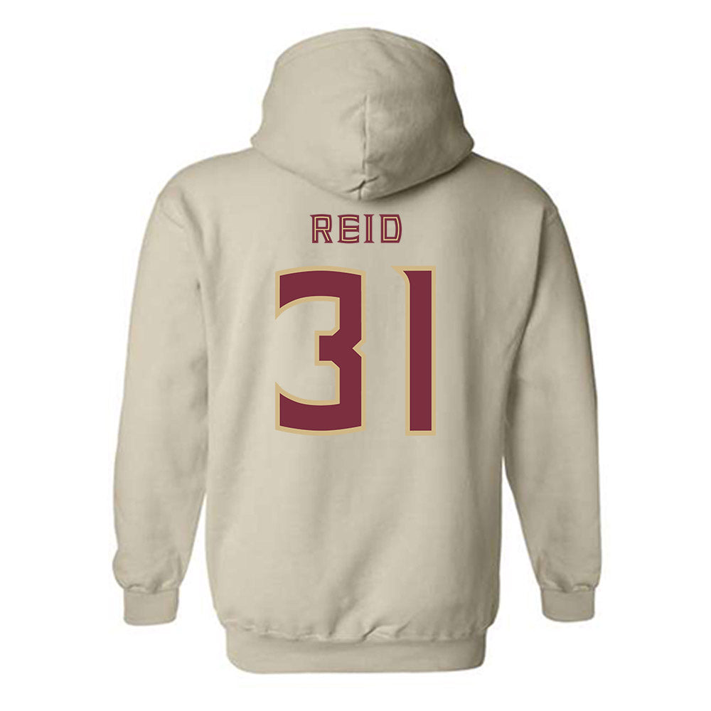 FSU - NCAA Softball : Makenna Reid - Replica Shersey Hooded Sweatshirt-1