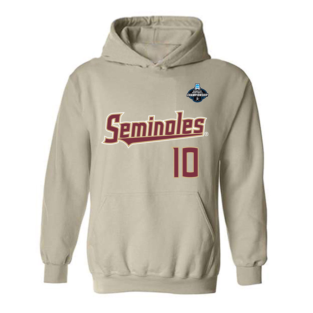 FSU - NCAA Softball : Mimi Gooden - Replica Shersey Hooded Sweatshirt-0